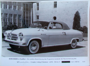 Borgward Isabella Sportcoupe 1955 Factoryphoto (10381)